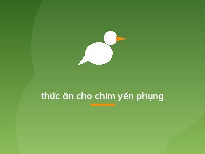 thức ăn cho chim yến phụng