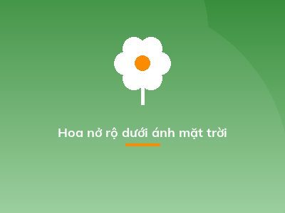 Hoa nở rộ dưới ánh mặt trời