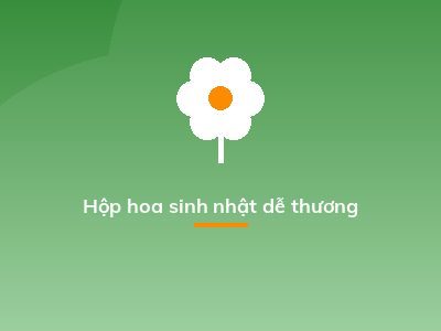 Hộp hoa sinh nhật dễ thương