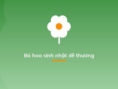 Bó hoa sinh nhật dễ thương