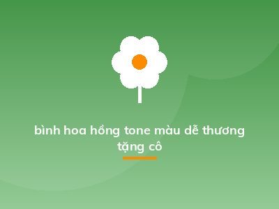 bình hoa hồng tone màu dễ thương tặng cô