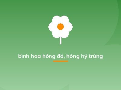 bình hoa hồng đỏ, hồng hỷ trứng
