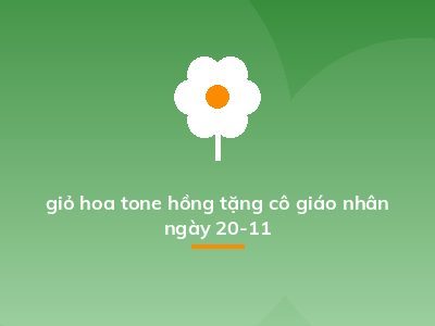 giỏ hoa tone hồng tặng cô giáo nhân ngày 20-11