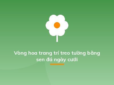 Vòng hoa trang trí treo tường bằng sen đá ngày cưới